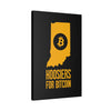 Hoosiers for Bitcoin | Wall Canvas