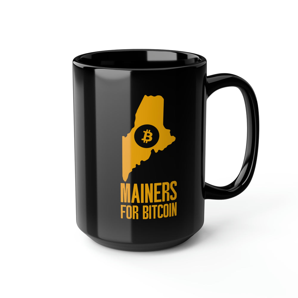 Mainers for Bitcoin | Black Mug