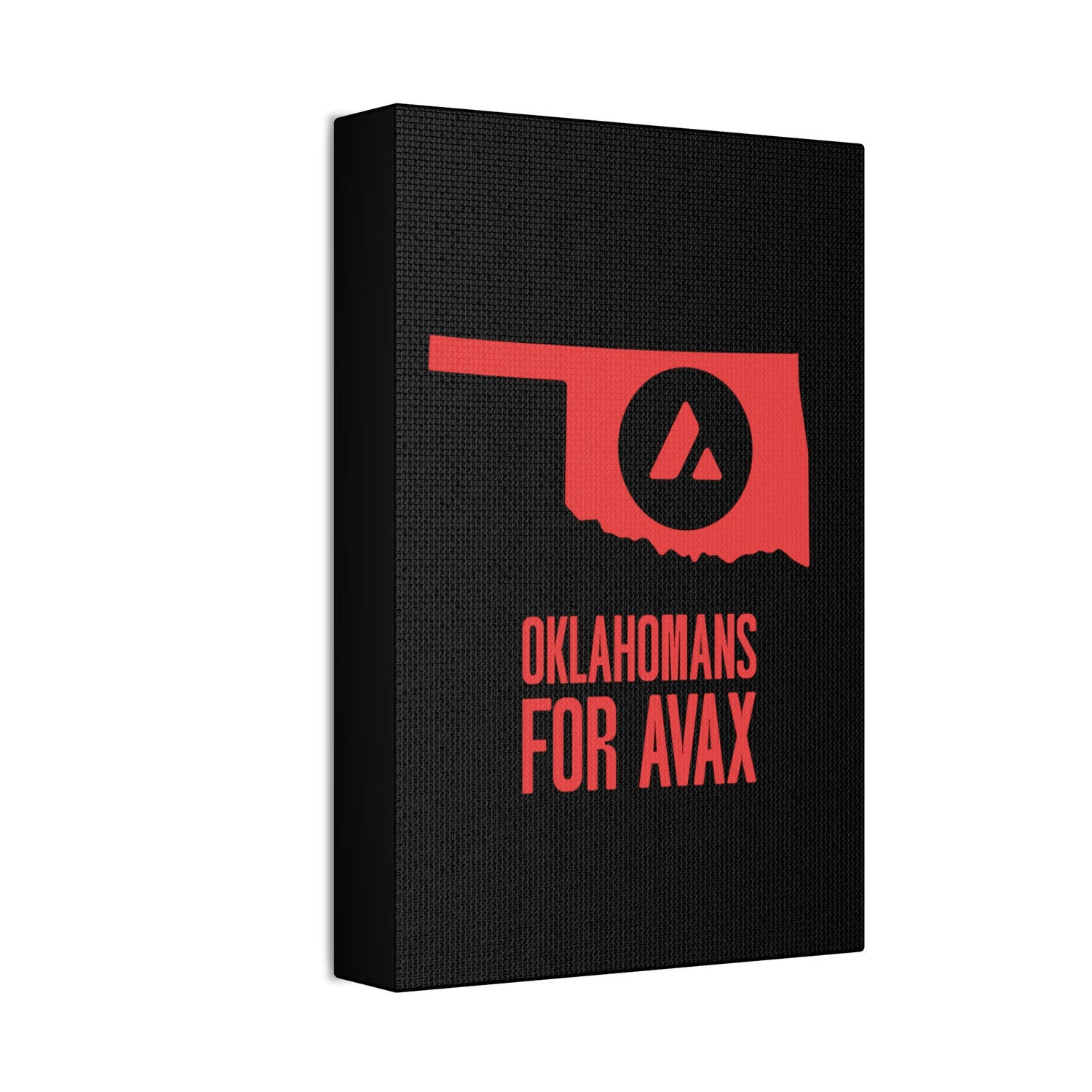 Oklahomans for Avax | Wall Canvas