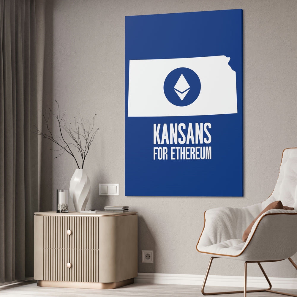 Kansans for Ethereum | Wall Canvas