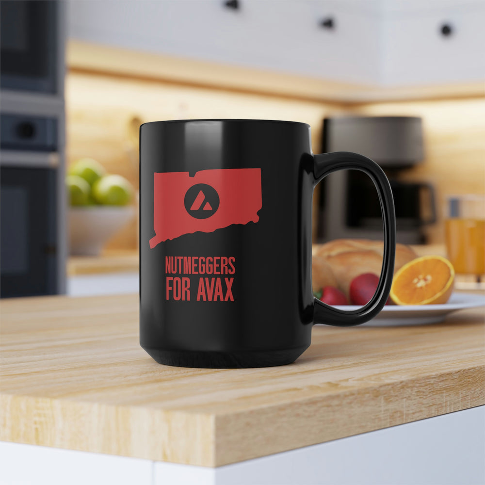 Nutmeggers for Avax | Black Mug