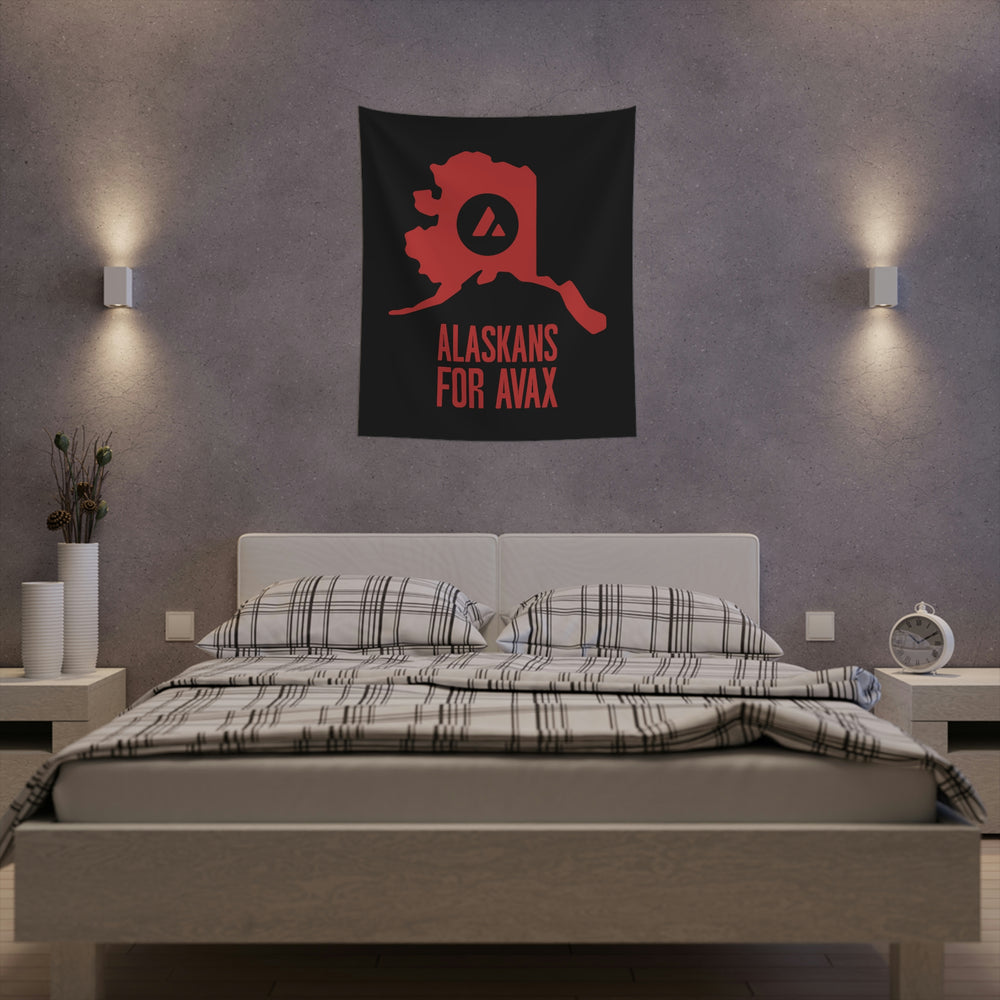 Alaskans for Avax | Wall Tapestry