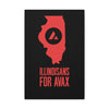 Illinoisans for Avax | Wall Canvas