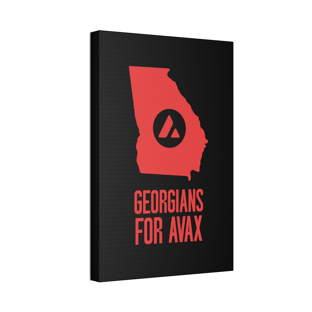 Georgians for Avax | Wall Canvas