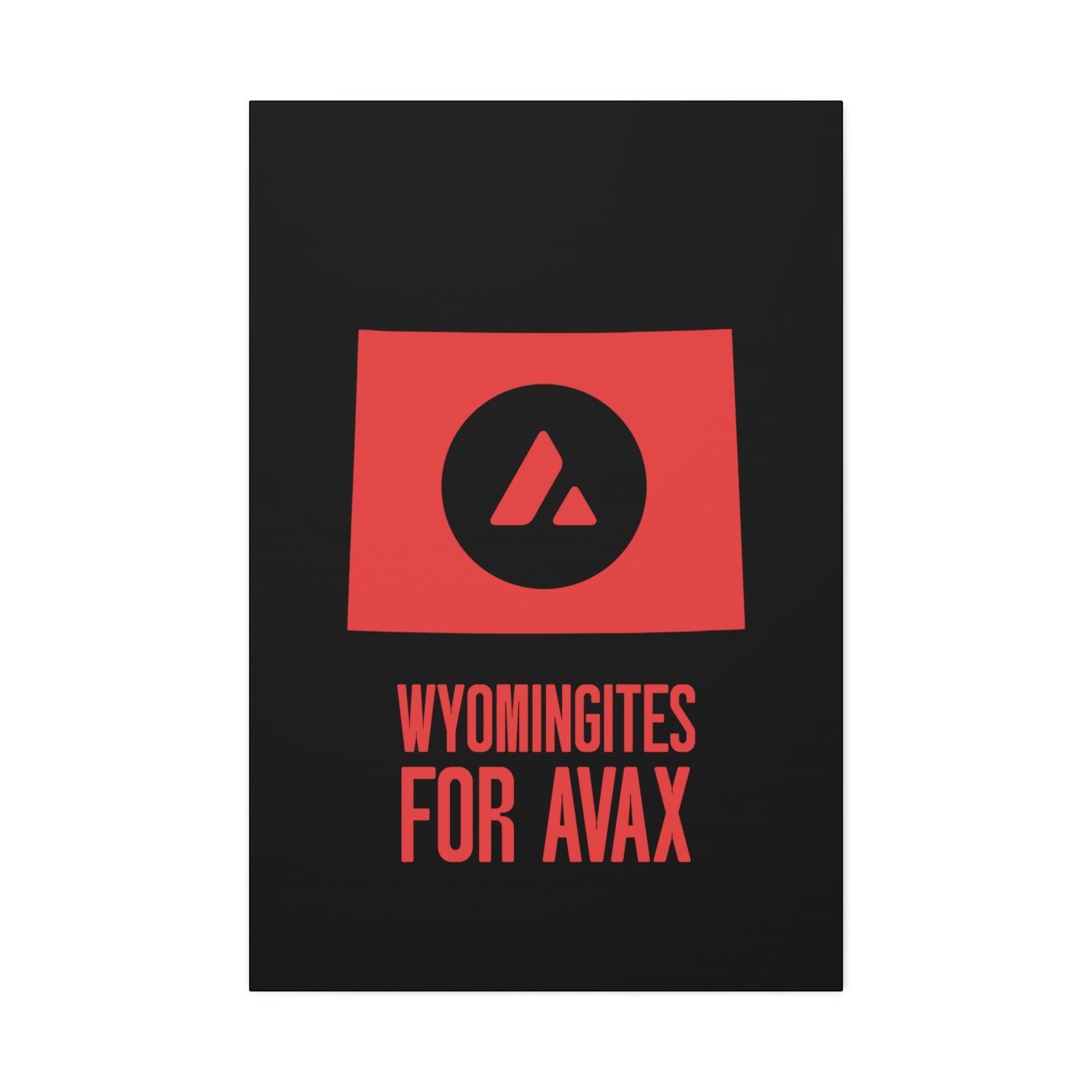 Wyomingites for Avax | Wall Canvas