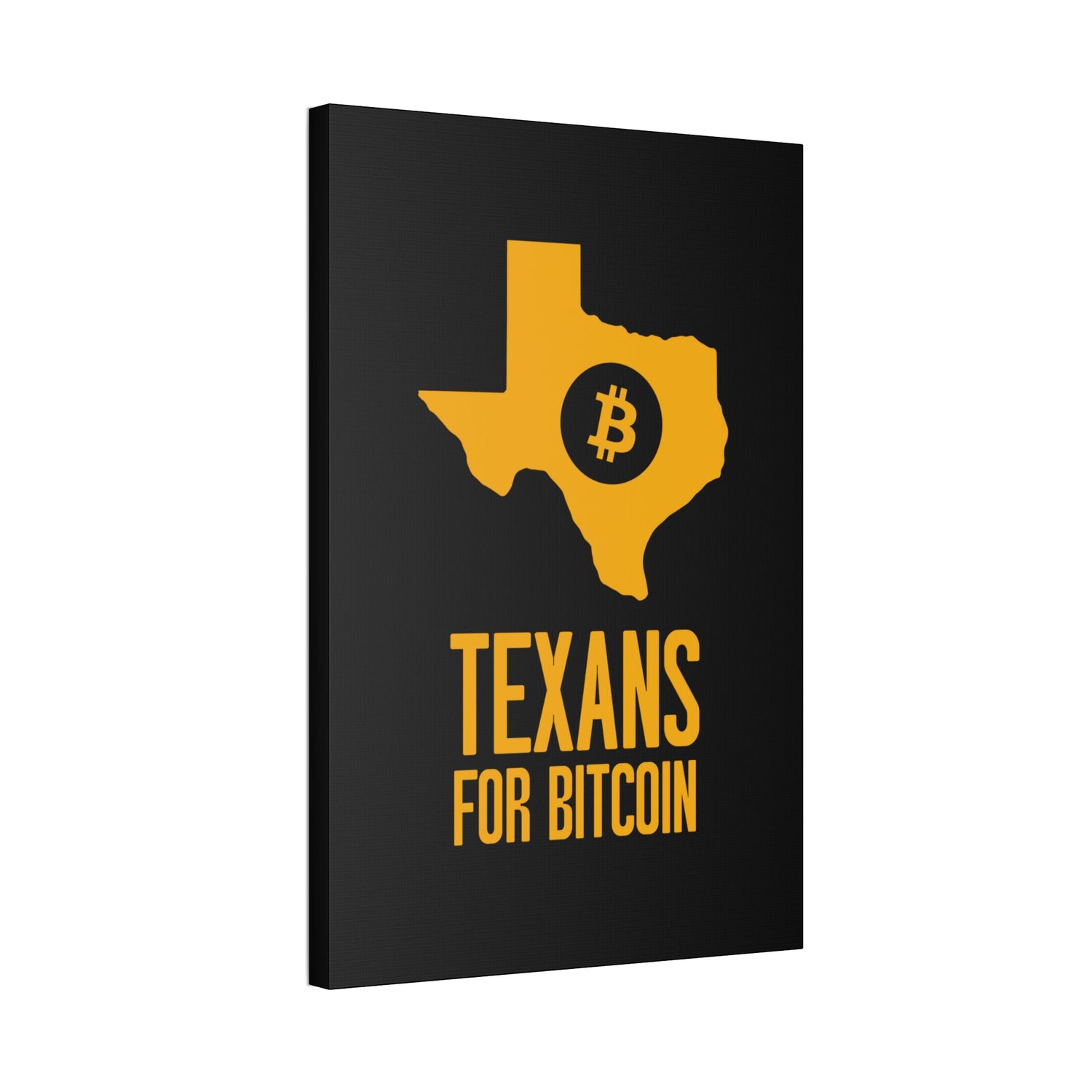 Texans for Bitcoin | Wall Canvas