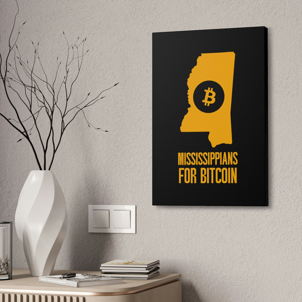 Mississippians for Bitcoin | Wall Canvas