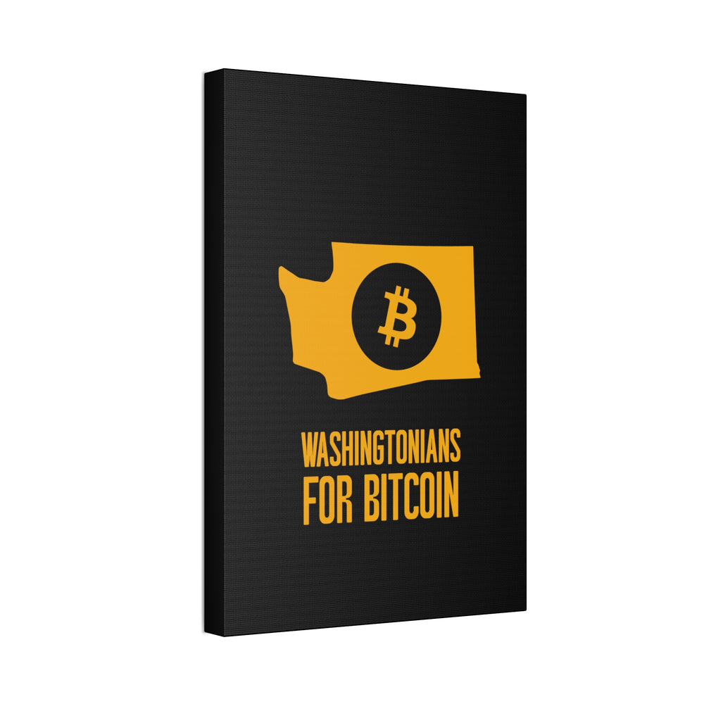 Washingtonians State for Bitcoin | Wall Canvas