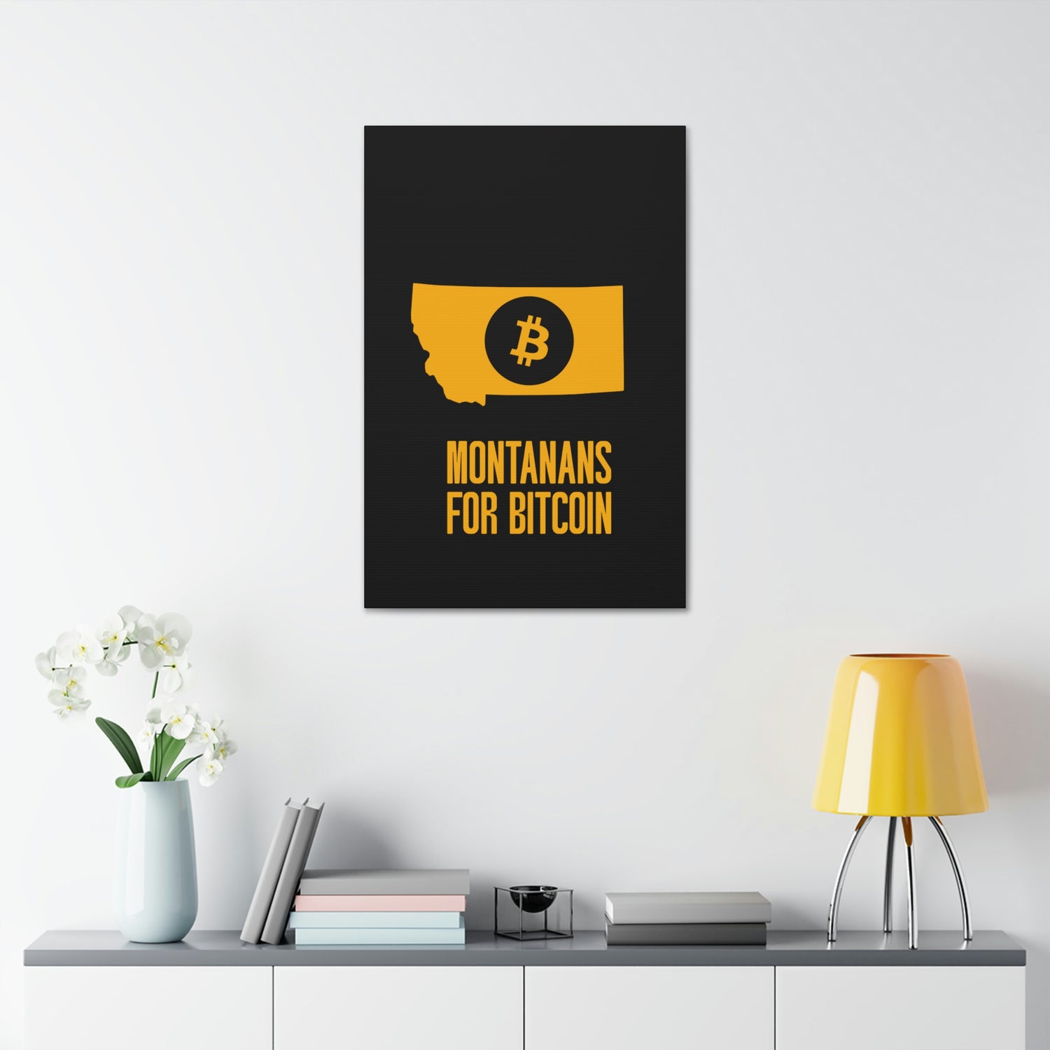 Montanans for Bitcoin | Wall Canvas