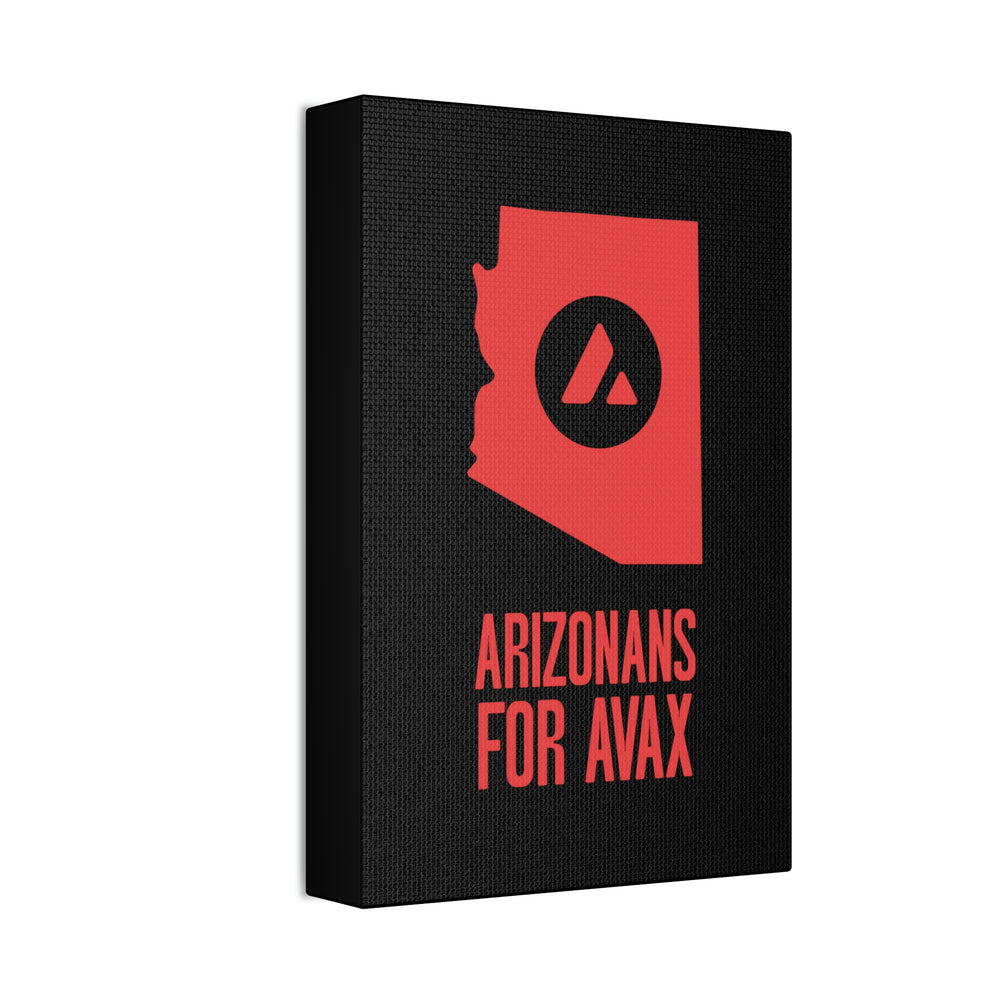 Arizonans for Avax | Wall Canvas