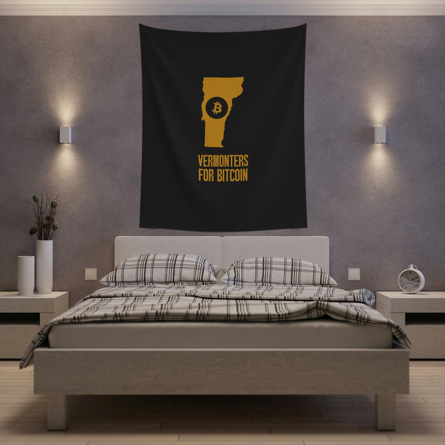 Vermonters for Bitcoin | Wall Tapestry