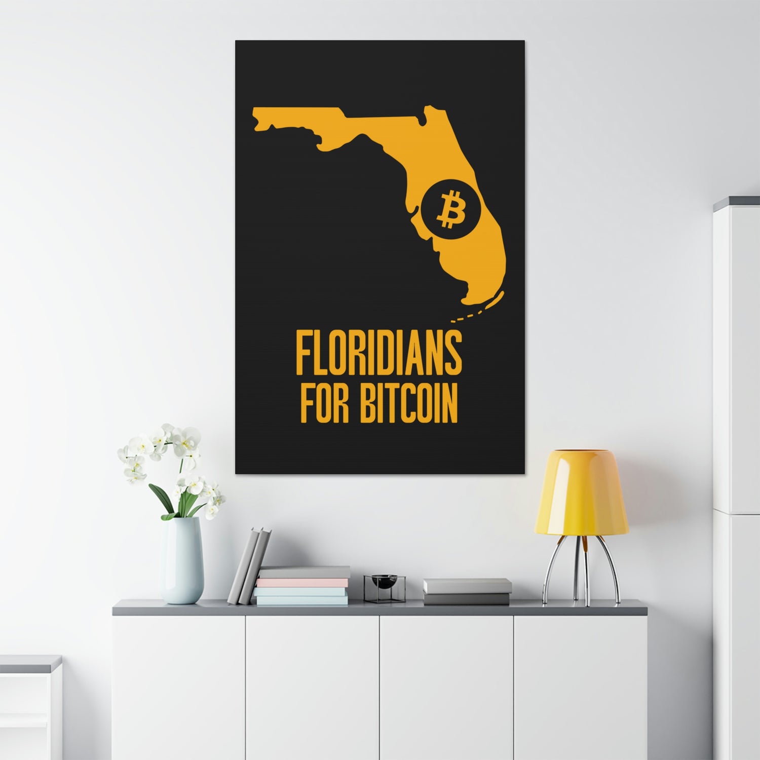 Floridians for Bitcoin | Wall Canvas