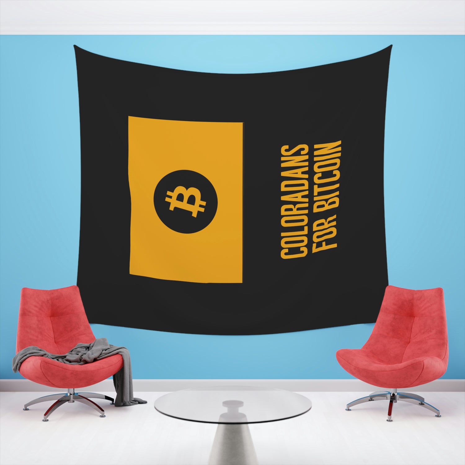 Coloradans for Bitcoin | Wall Tapestry