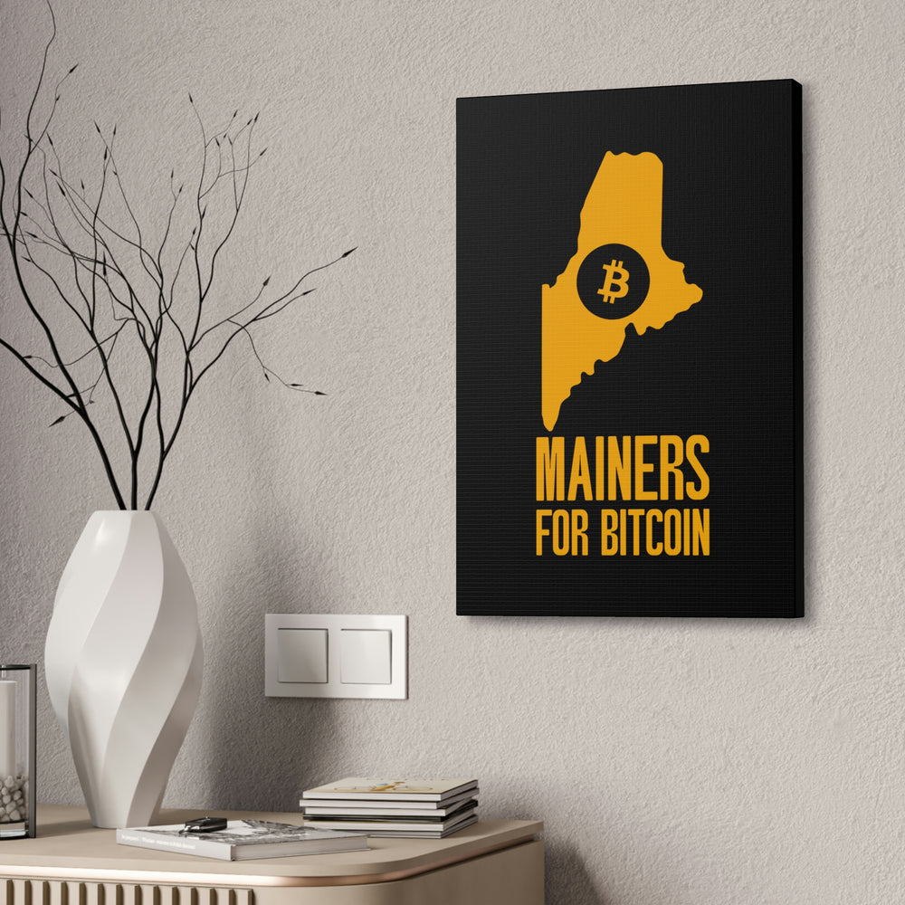 Mainers for Bitcoin | Wall Canvas