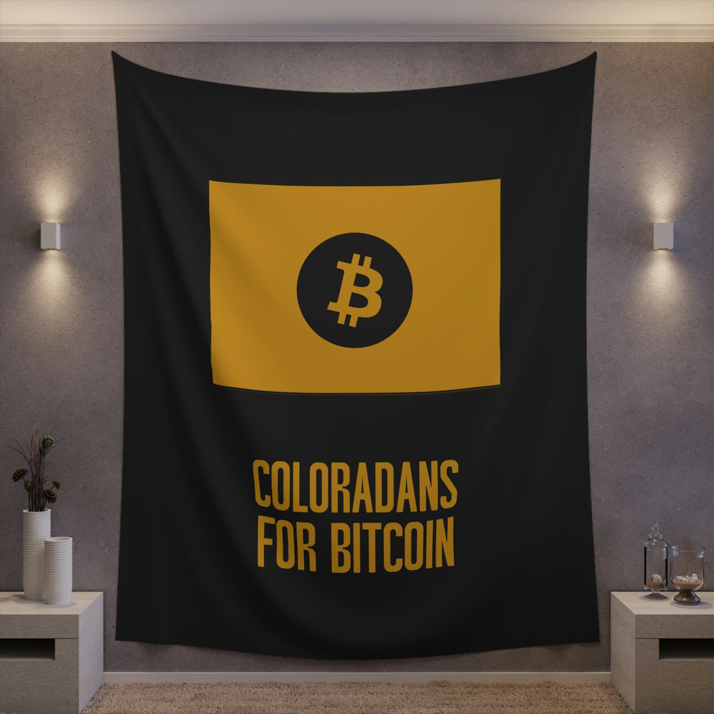 Coloradans for Bitcoin | Wall Tapestry