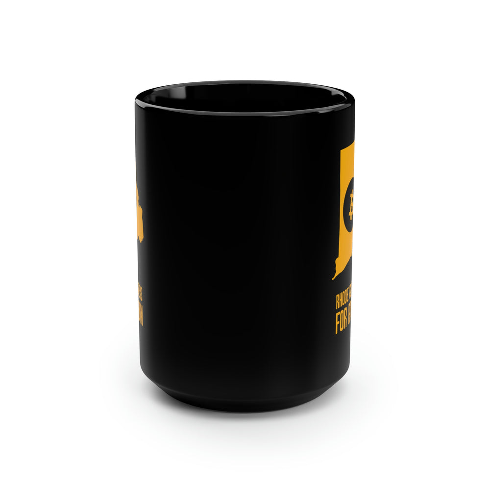 Rhode Islanders for Bitcoin | Black Mug