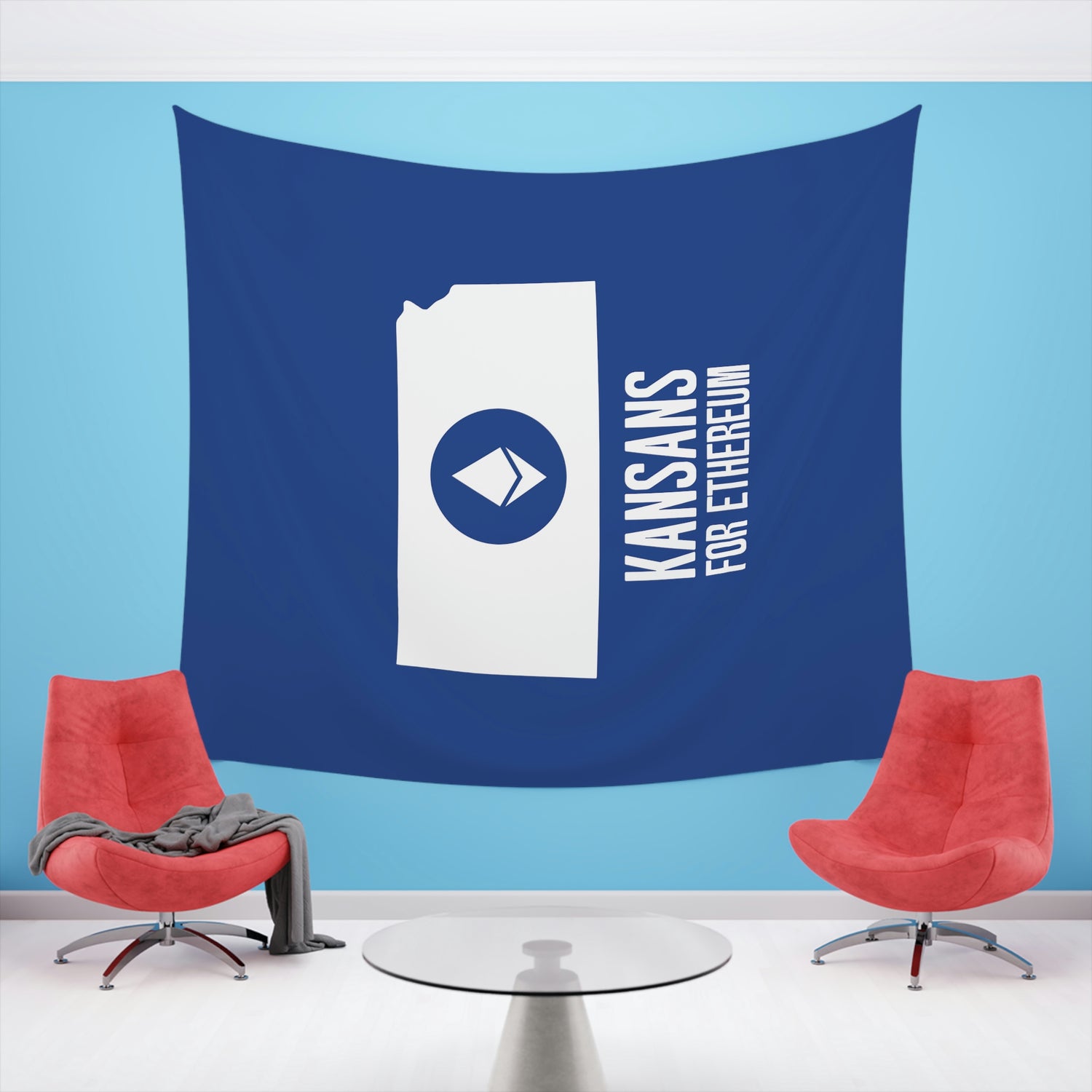 Kansans for Ethereum | Wall Tapestry