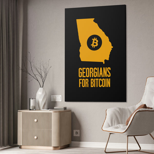 Georgians for Bitcoin | Wall Canvas