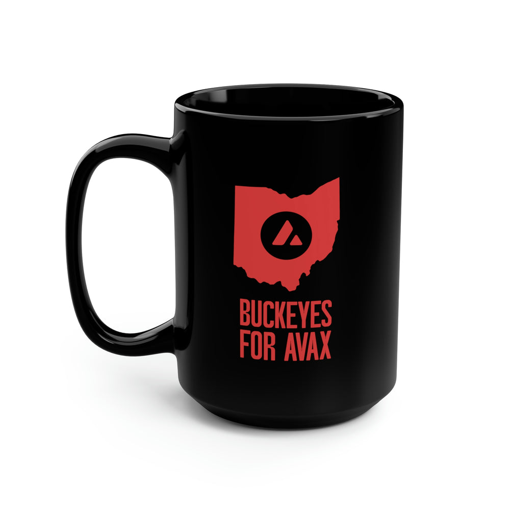 Buckeyes for Avax | Black Mug