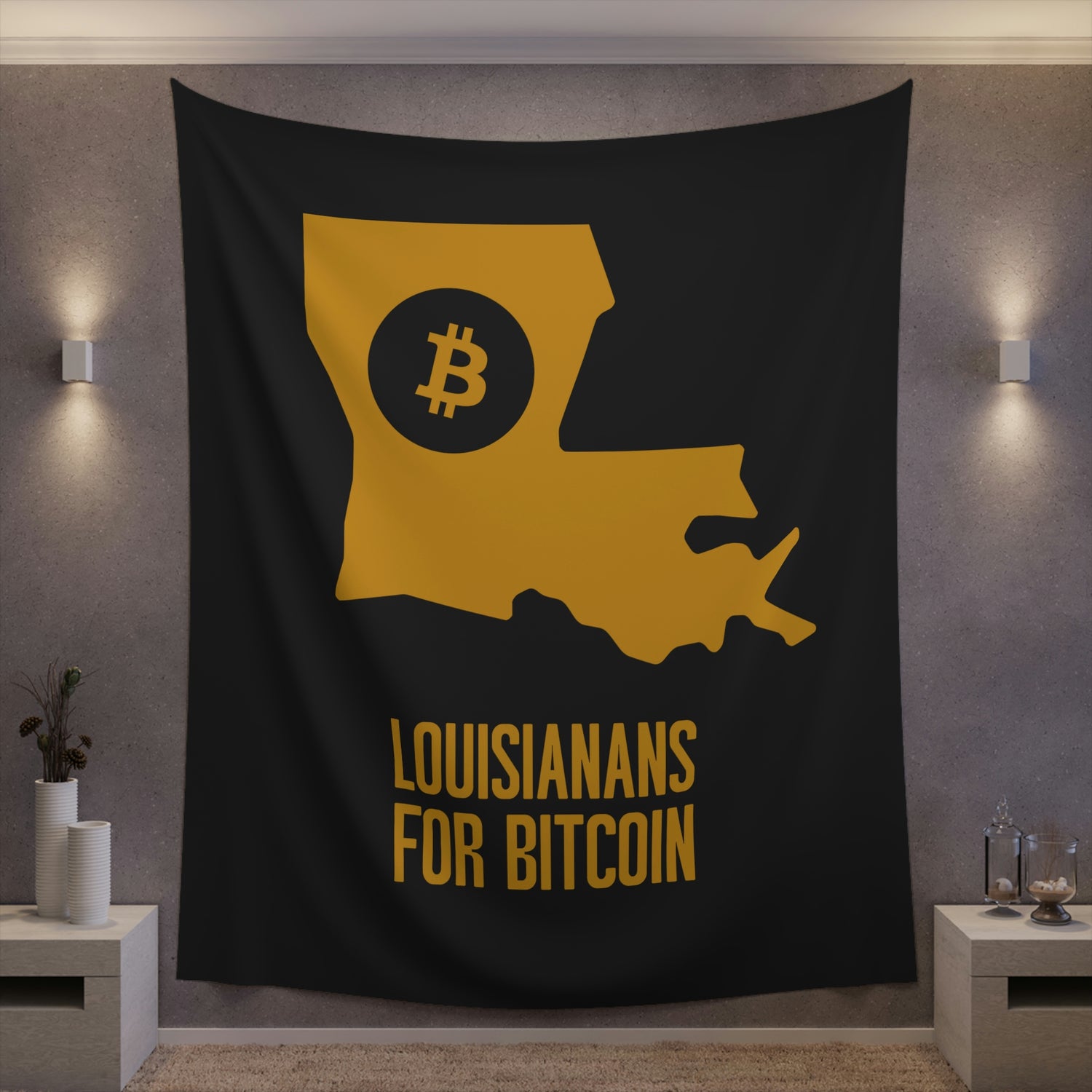 Louisianans for Bitcoin | Wall Tapestry