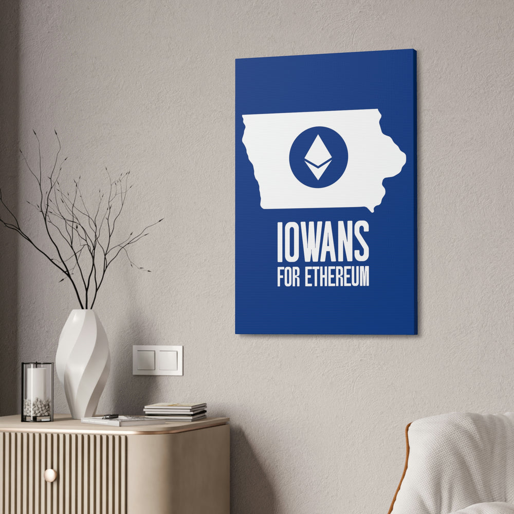 Iowans for Ethereum | Wall Canvas