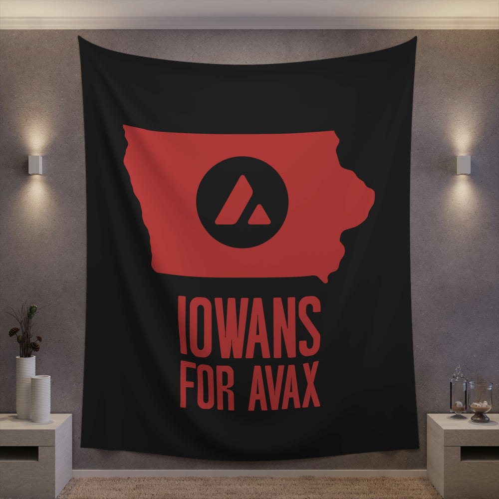 Iowans for Avax | Wall Tapestry