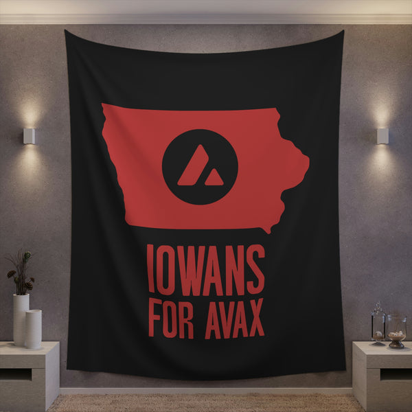 Iowans for Avax | Wall Tapestry