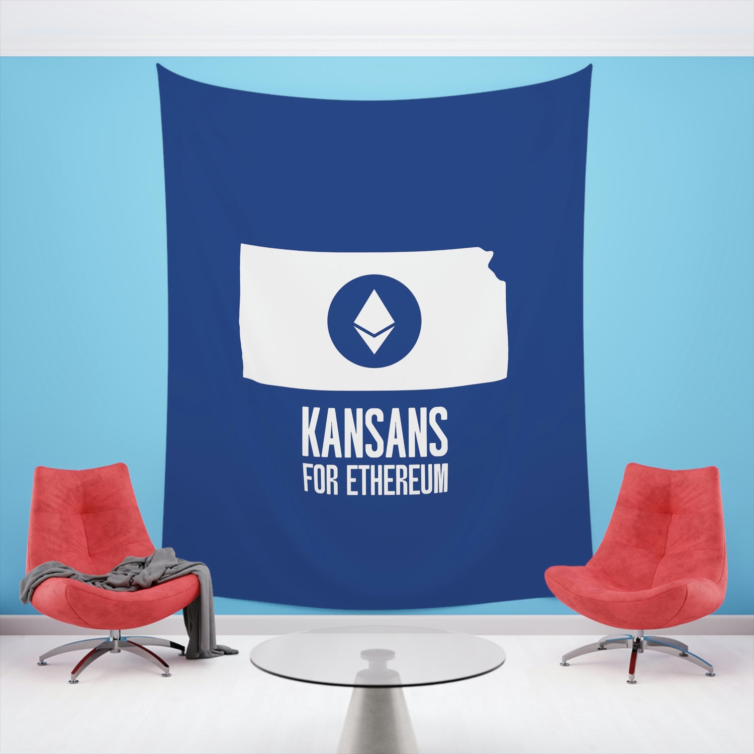 Kansans for Ethereum | Wall Tapestry