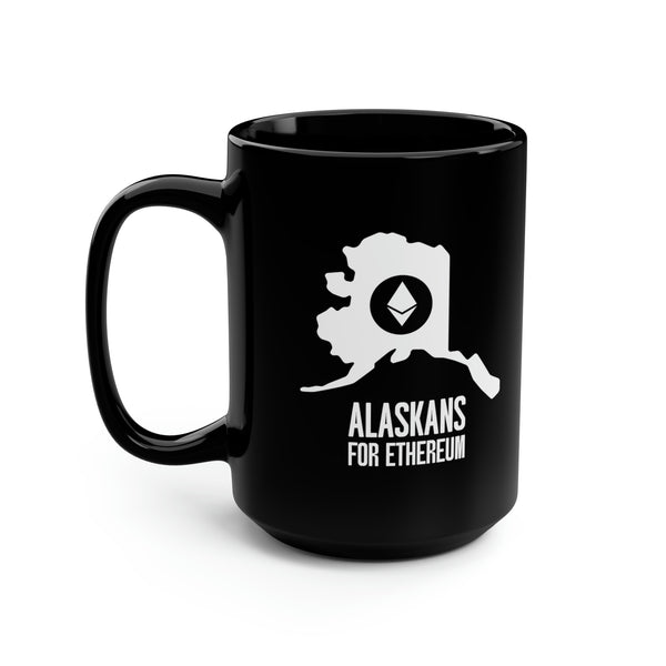 Alaskans for Ethereum | Black Mug