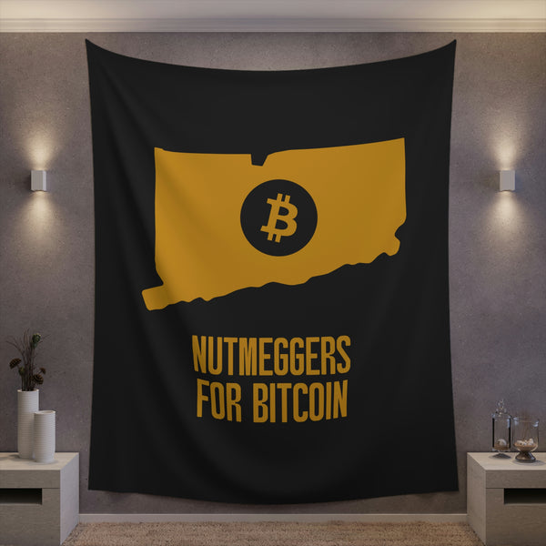 Nutmeggers for Bitcoin | Wall Tapestry