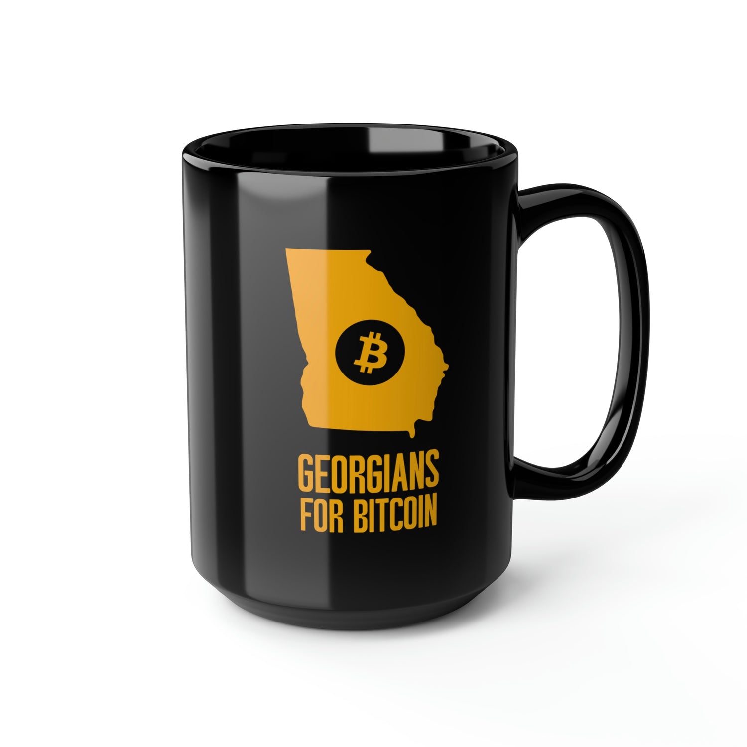 Georgians for Bitcoin | Black Mug