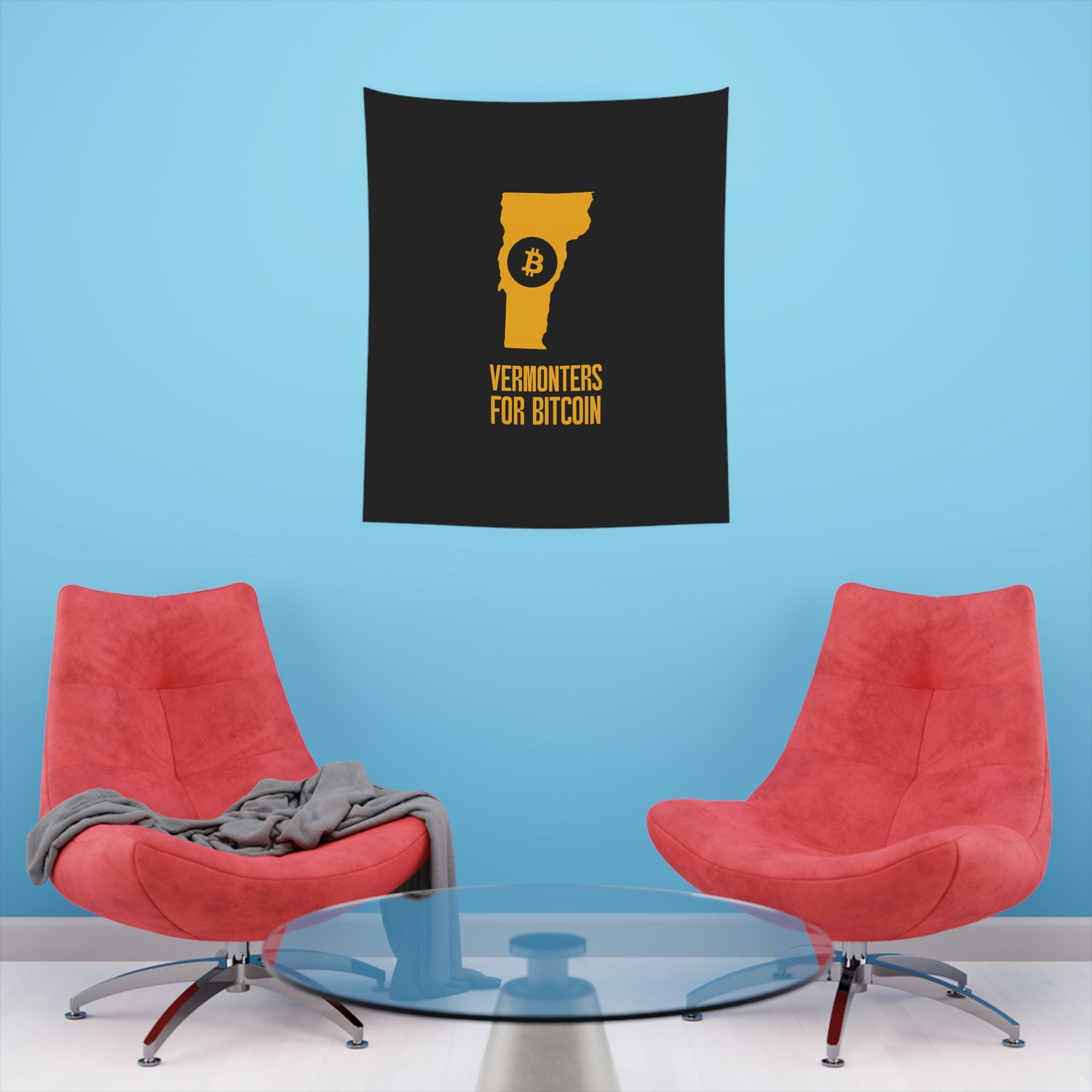 Vermonters for Bitcoin | Wall Tapestry