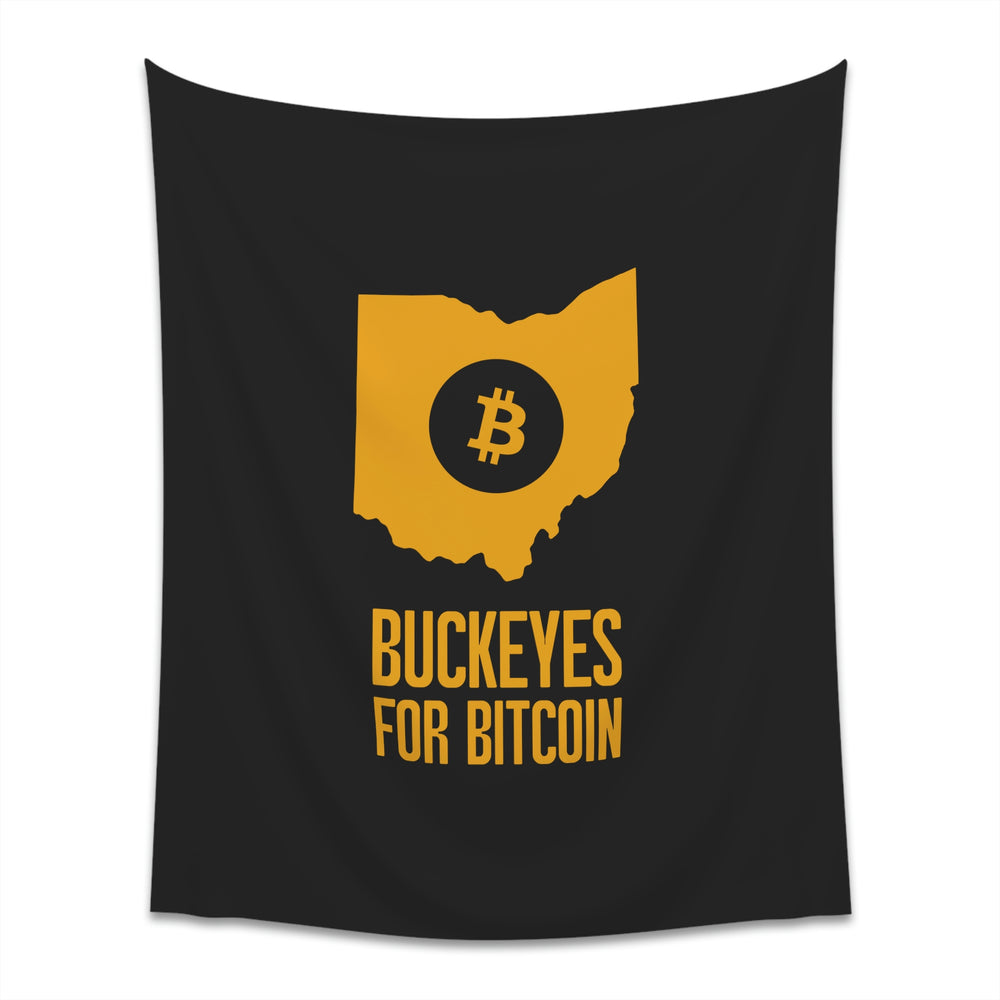 Buckeyes for Bitcoin | Wall Tapestry