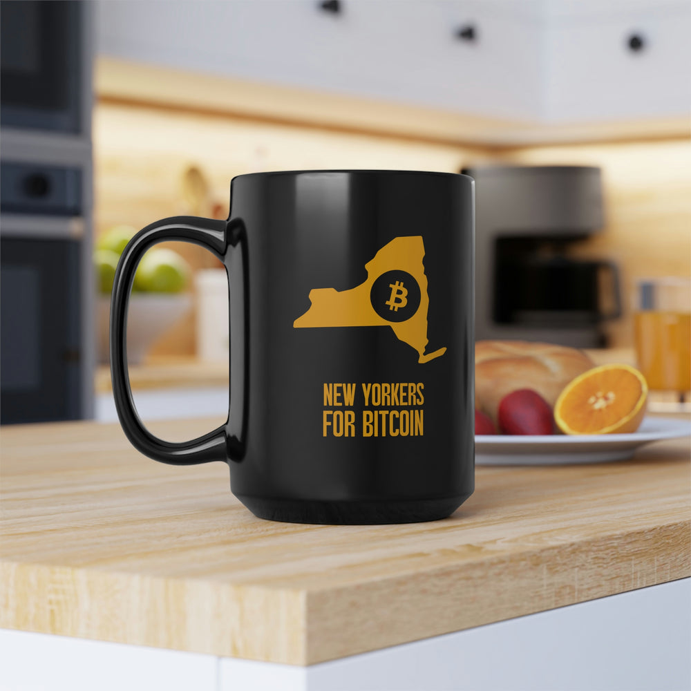 New Yorkers for Bitcoin | Black Mug