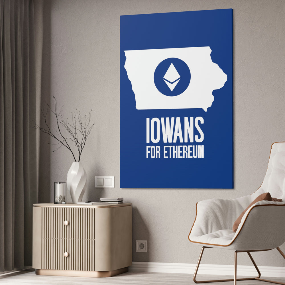 Iowans for Ethereum | Wall Canvas