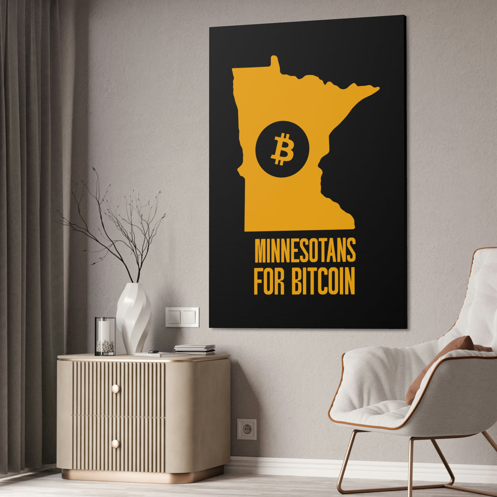 Minnesotans for Bitcoin | Wall Canvas