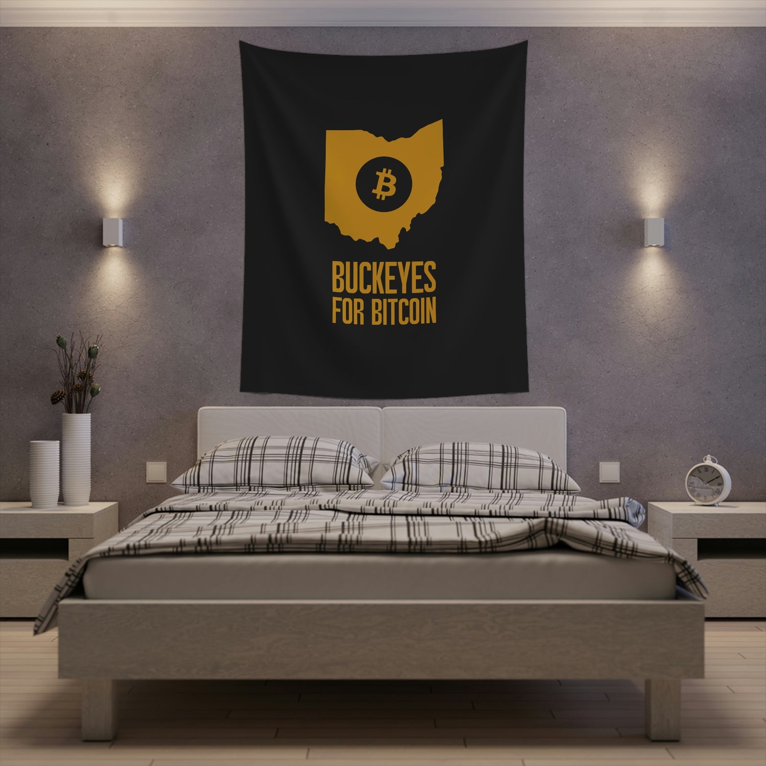 Buckeyes for Bitcoin | Wall Tapestry