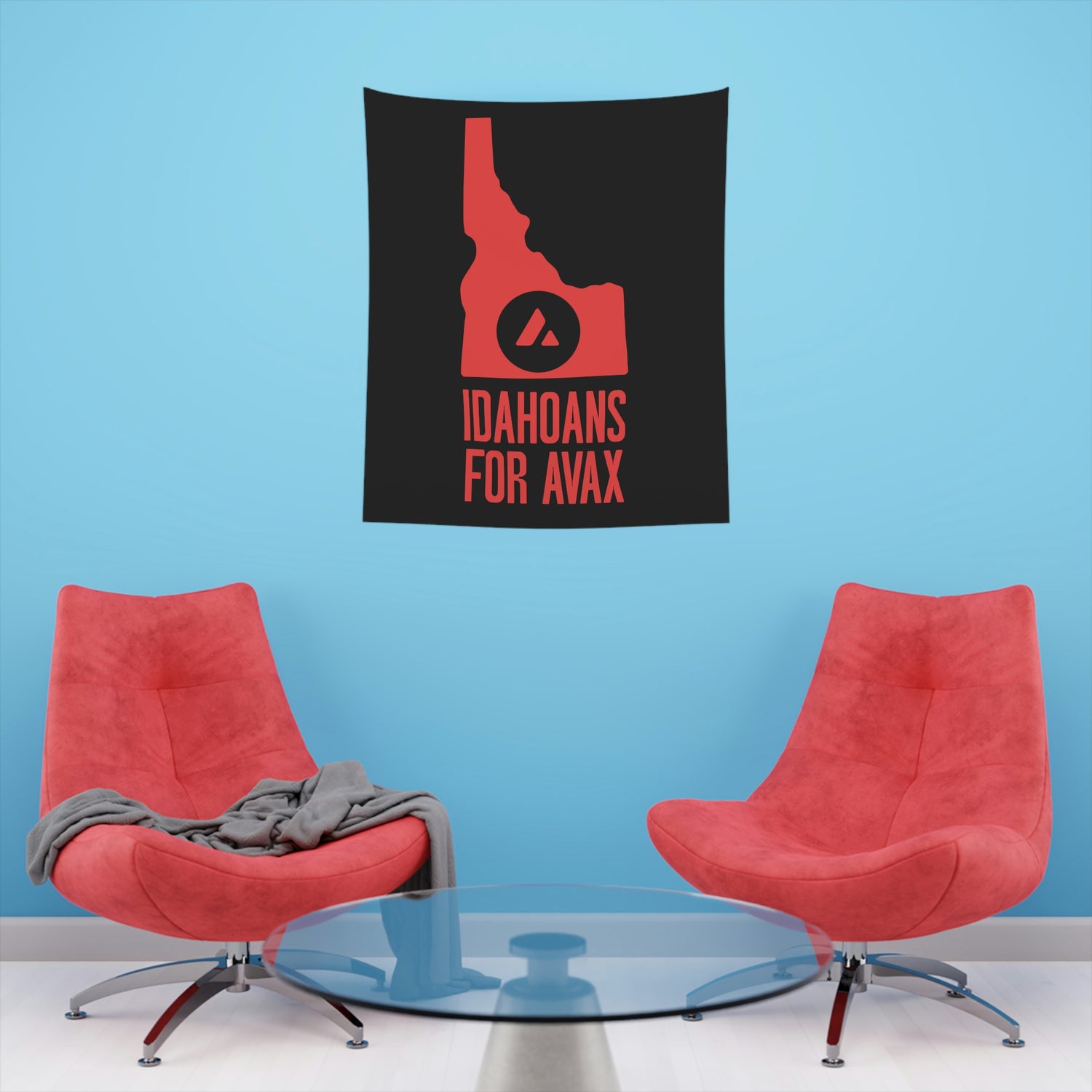 Idahoans for Avax | Wall Tapestry