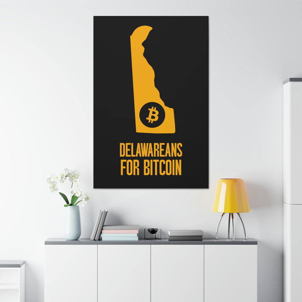 Delawareans for Bitcoin | Wall Canvas