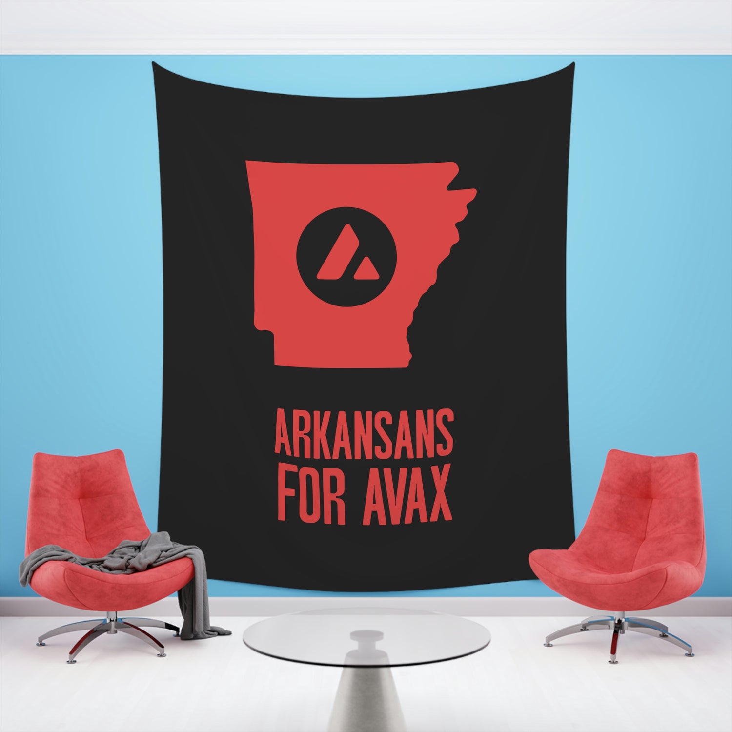 Arkansans for Avax | Wall Tapestry