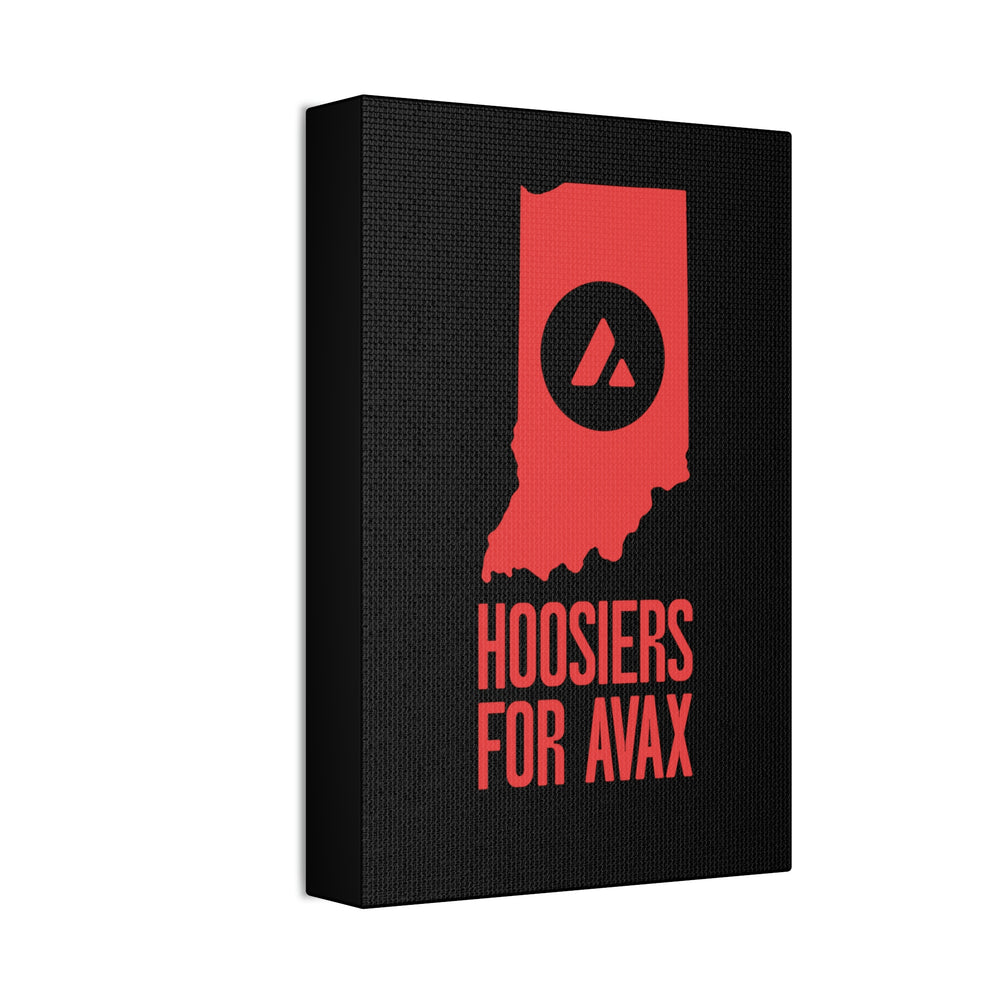 Hoosiers for Avax | Wall Canvas