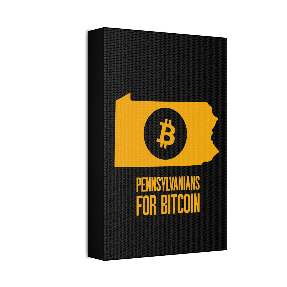 Pennsylvanians for Bitcoin | Wall Canvas