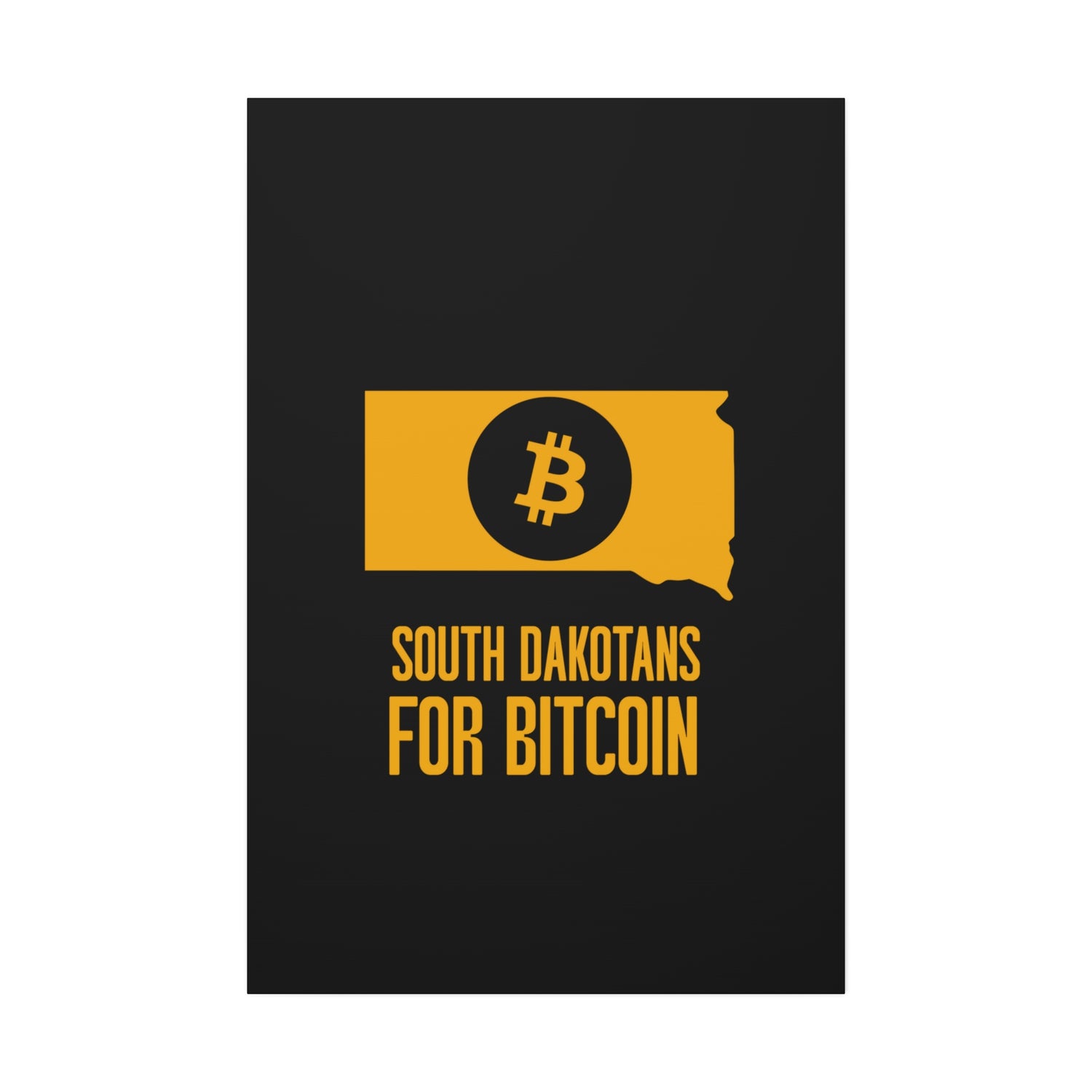 South Dakotans for Bitcoin | Wall Canvas