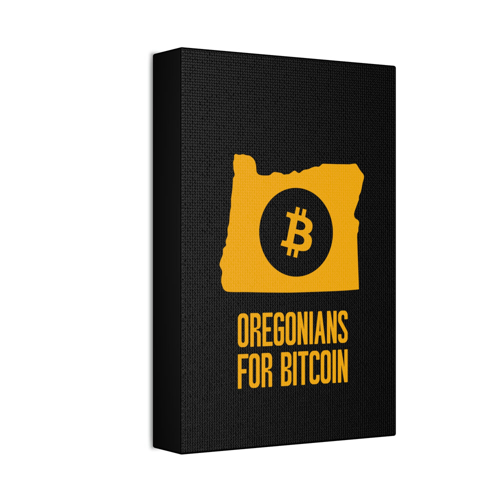 Oregonians for Bitcoin | Wall Canvas