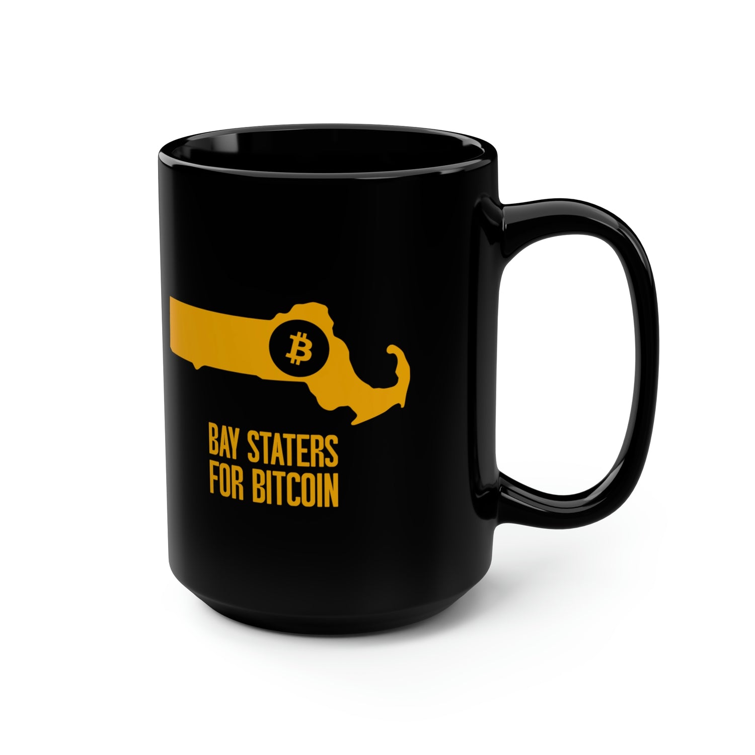 Bay Staters for Bitcoin | Black Mug