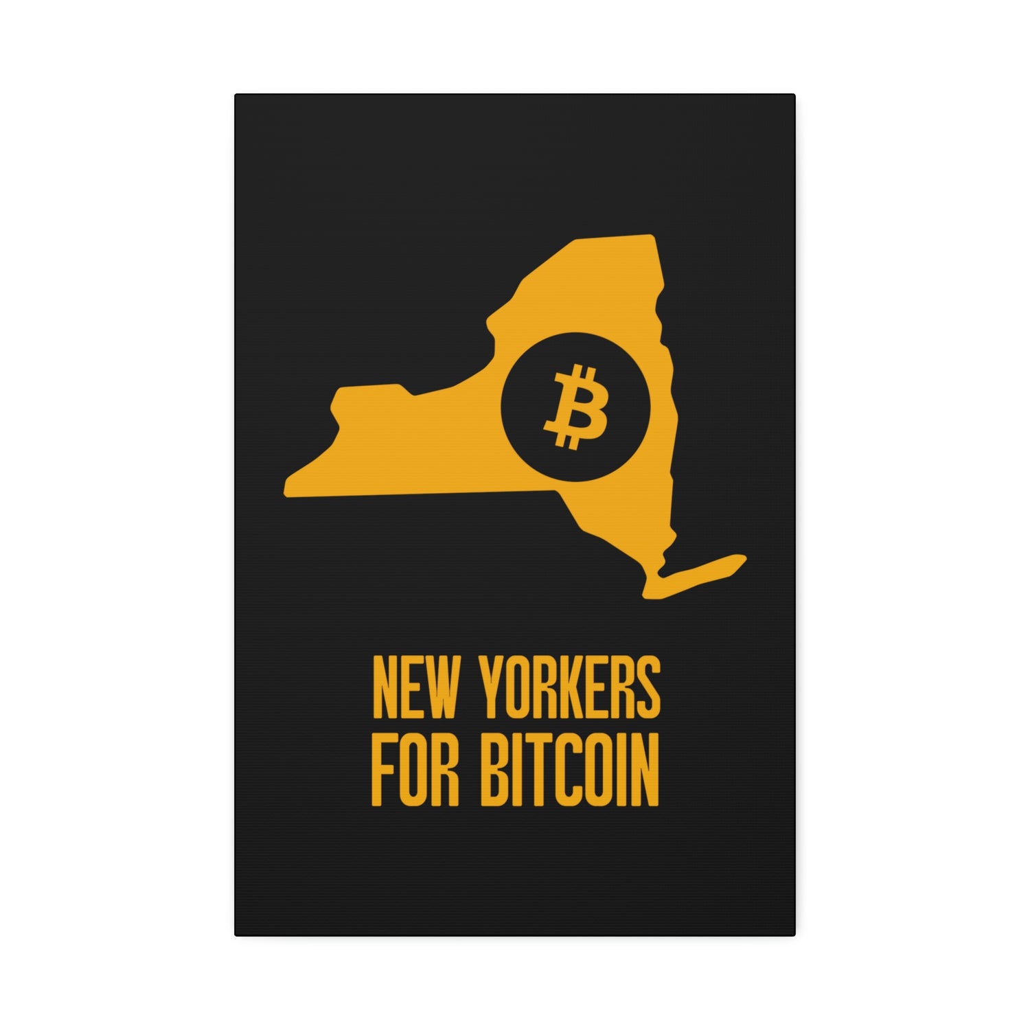 New Yorkers for Bitcoin | Wall Canvas