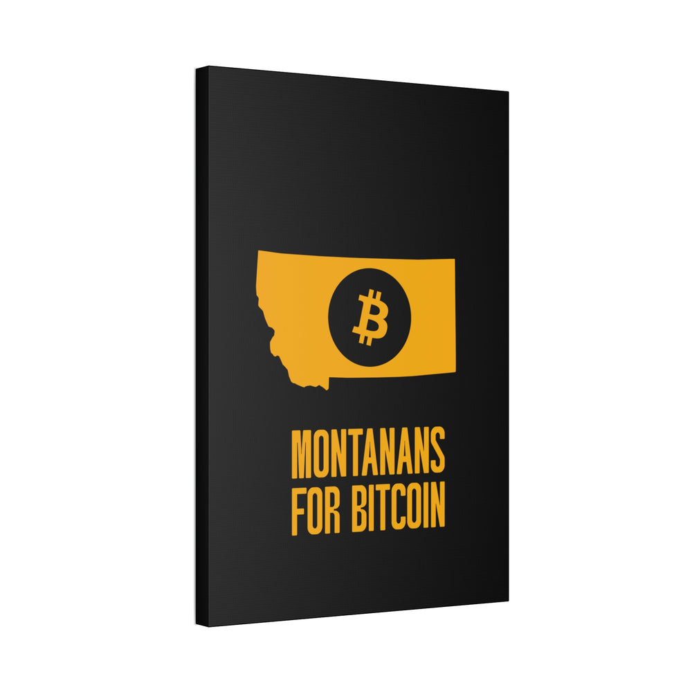 Montanans for Bitcoin | Wall Canvas