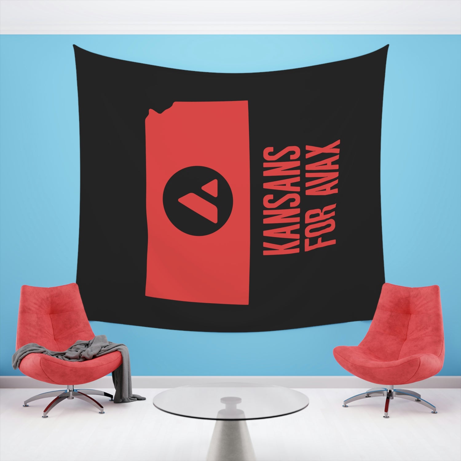 Kansans for Avax | Wall Tapestry