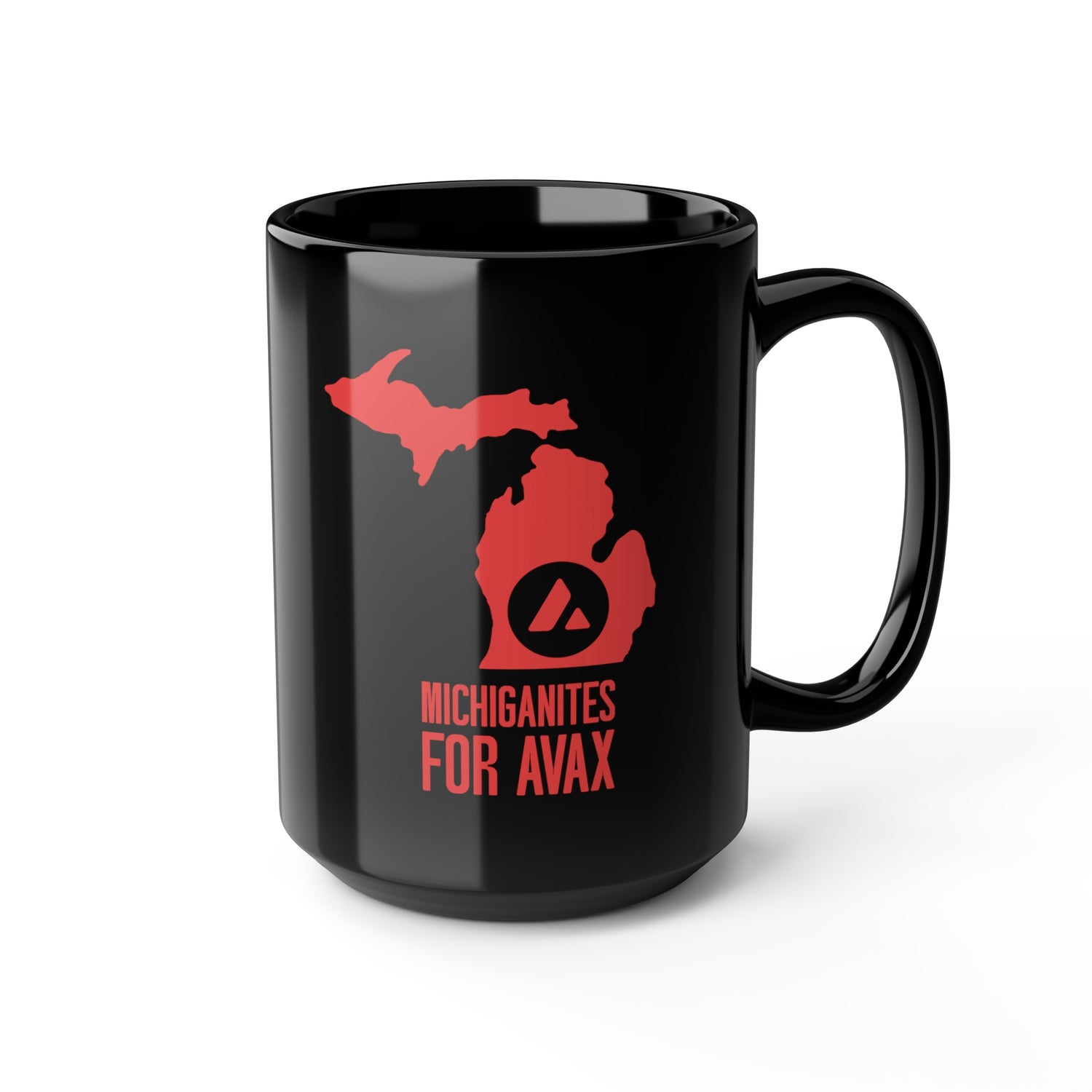 Michiganites for Avax | Black Mug