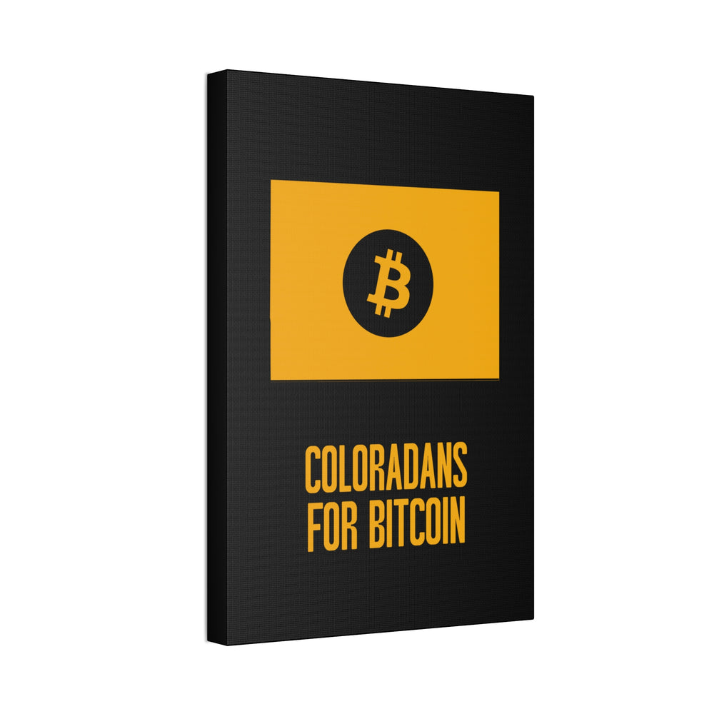 Coloradans for Bitcoin | Wall Canvas